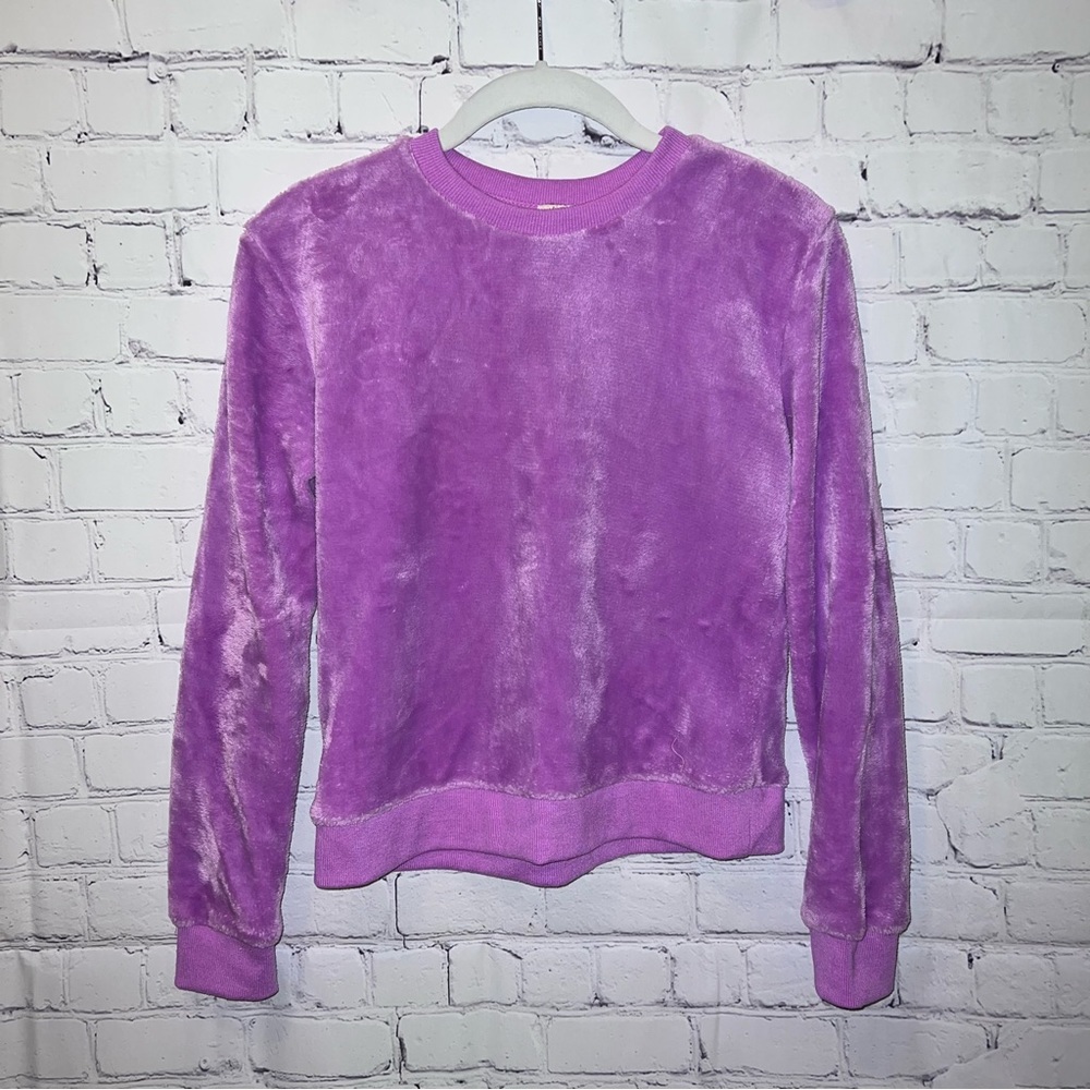 Forever 21 Girls Plush Lavender Pullover 13/14